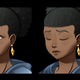 One of my characters, who I think looks really great, although I may change her outfit later. Her hairstyle was developed by Jack Saintsworth.